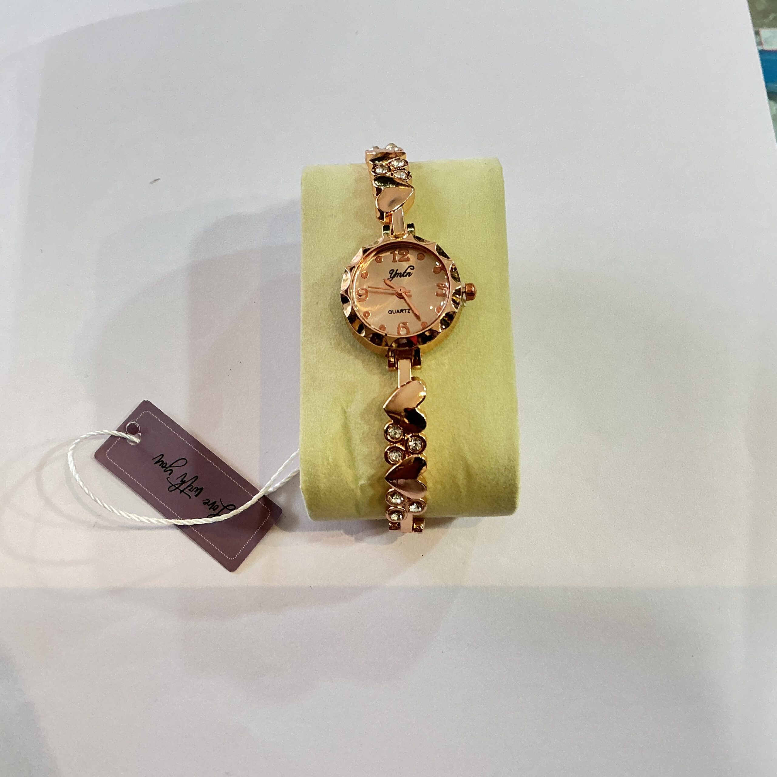 Womens Golden Analog Watch